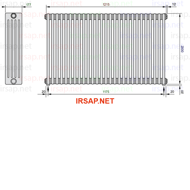 Радиатор IRSAP Tesi 52000/27 T16 CL 01